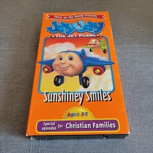 Jay Jay The Jet Plane Sunshiney Smiles VHS Tape 1999 Christian Families Kids 2-7